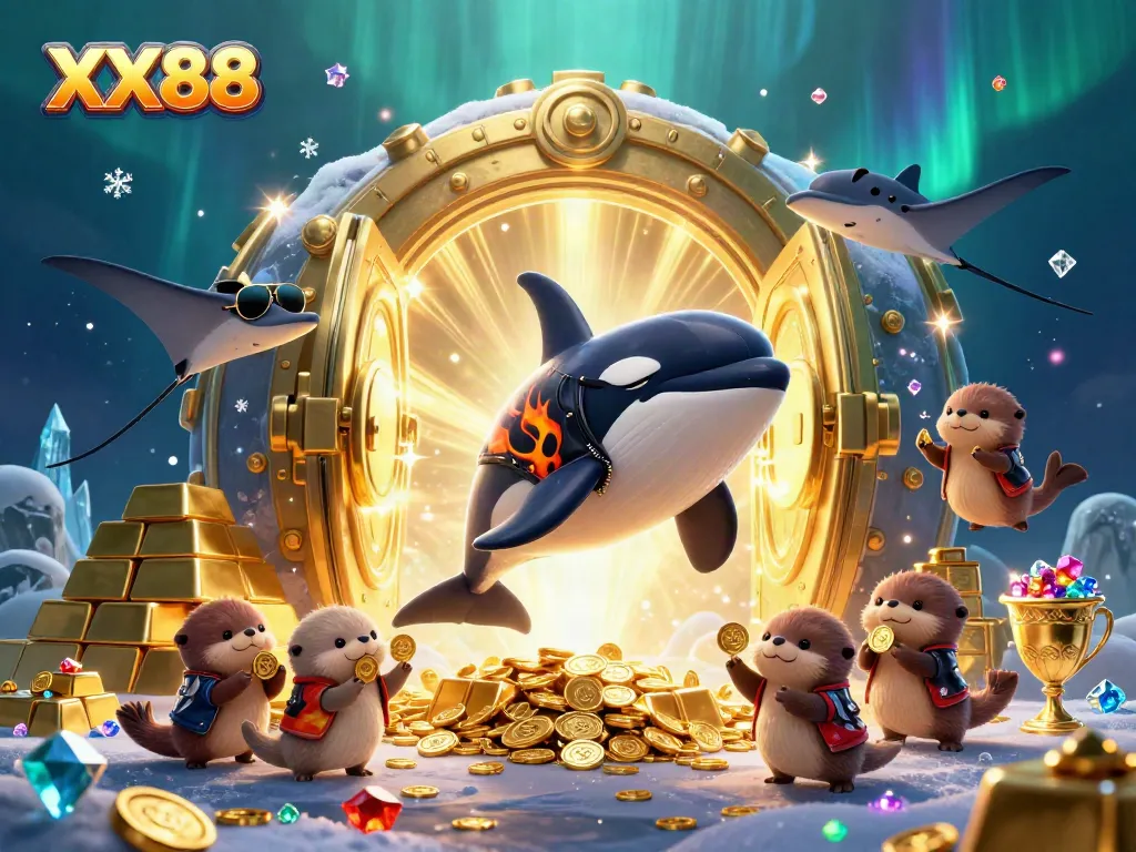 Experience winning strategies with XX88 in this vibrant underwater casino scene.