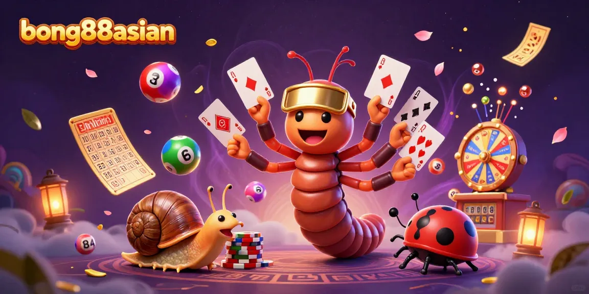 Engage in thrilling action at bong88asian with a vibrant, animated casino scene featuring unique characters and dynamic gameplay elements.