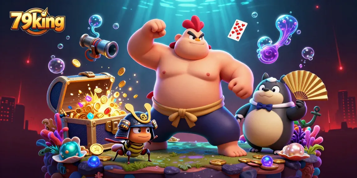 Experience thrilling action with 79king in a dynamic casino-themed underwater adventure