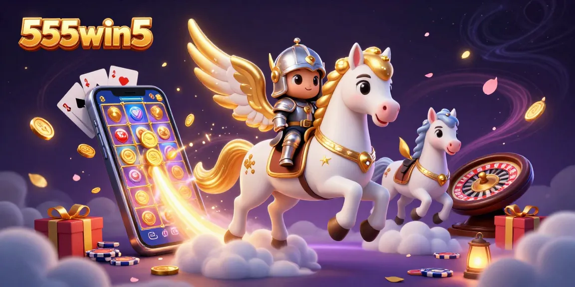 Experience exhilarating gameplay at 555win5 with vibrant slot games, coins flying and excitement growing.